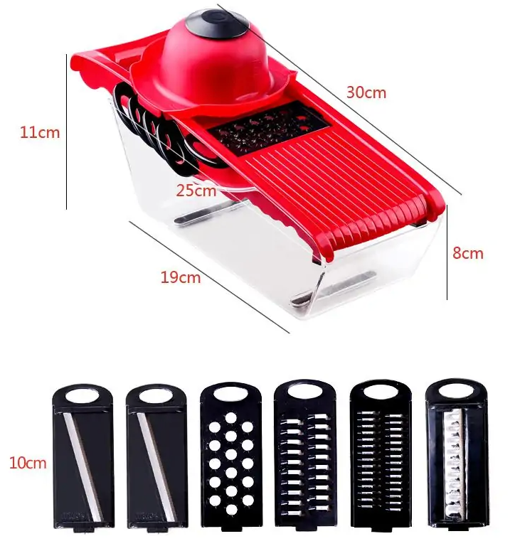 Multifunctional Kitchen Slicer with 6 Blades